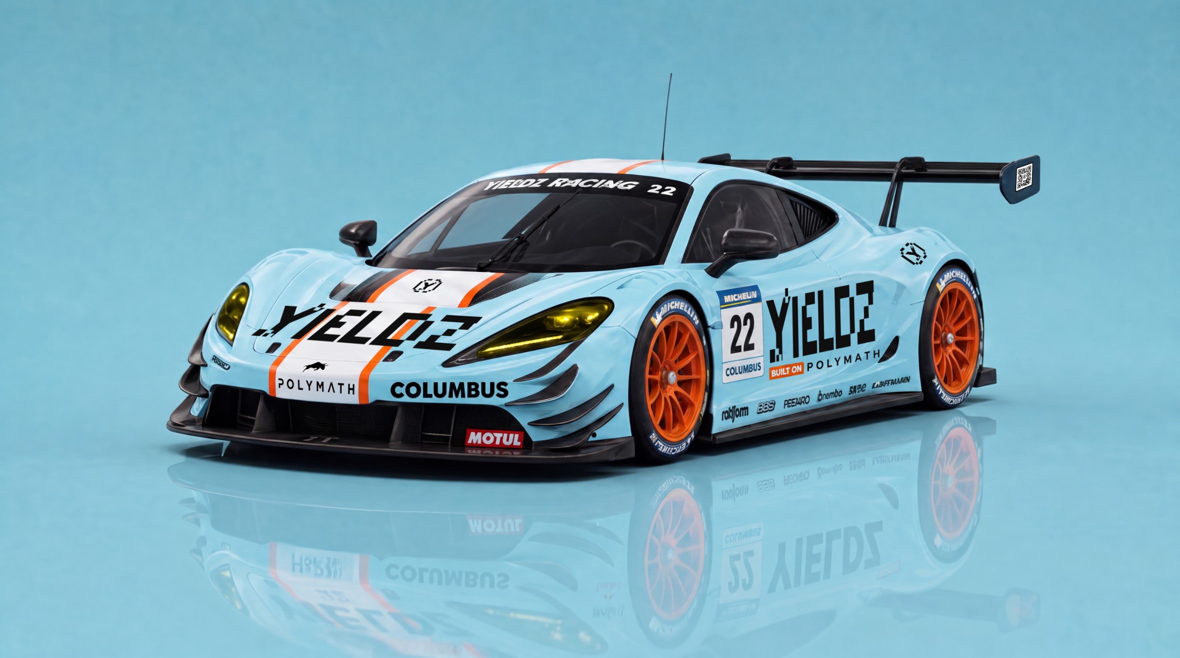 Yieldz Motorsport livery race car